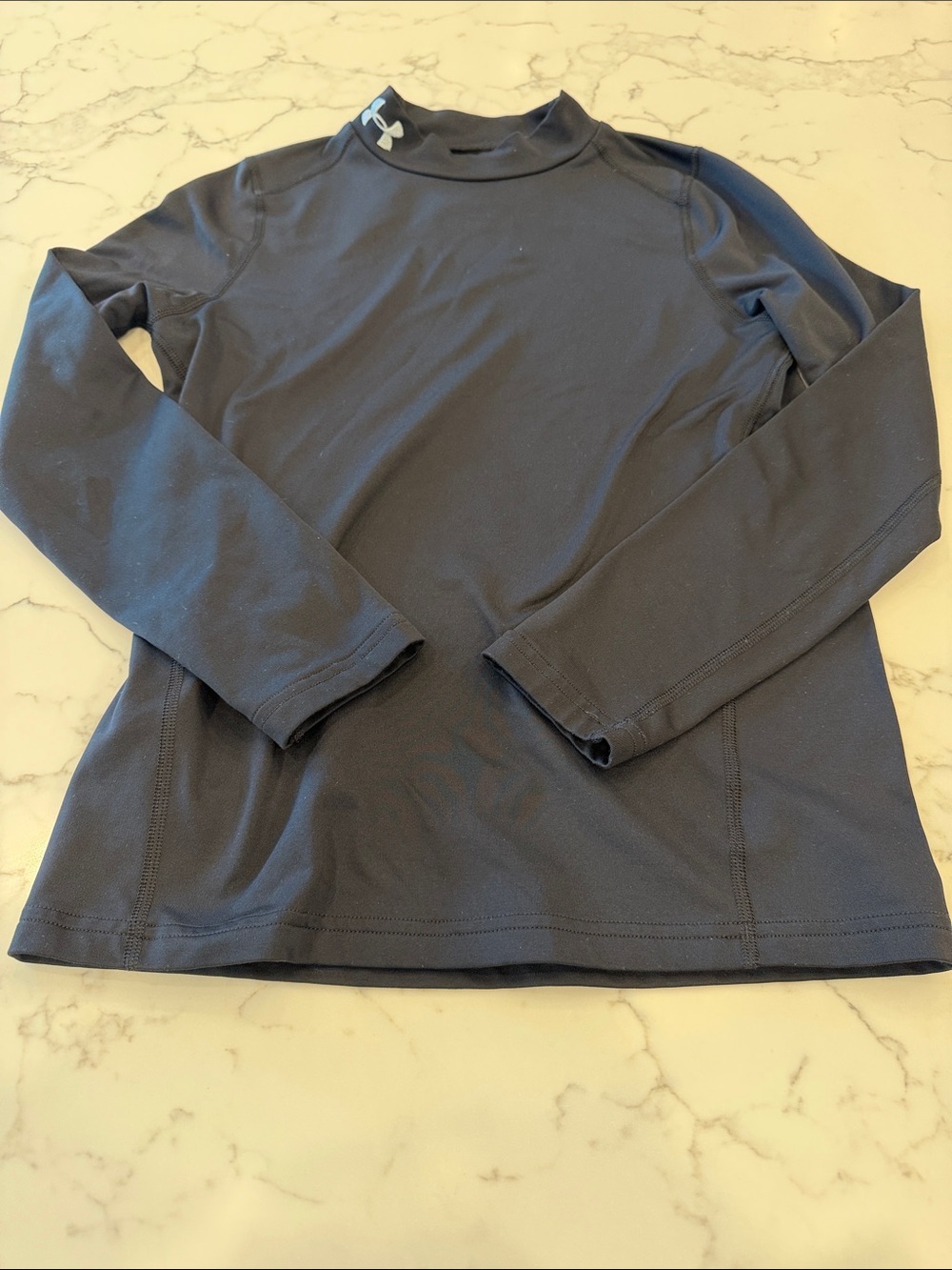 Under Armour black Long Sleeve Mock Neck fitted shirt - cold gear